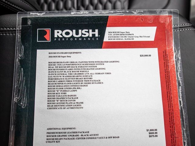 2026 Ford F-250 SD Lariat ROUSH OFF-ROAD PERFORMANCE PKG