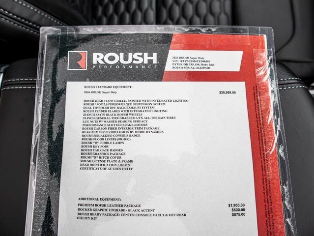 2026 Ford F-250 SD Lariat ROUSH OFF-ROAD PERFORMANCE PKG