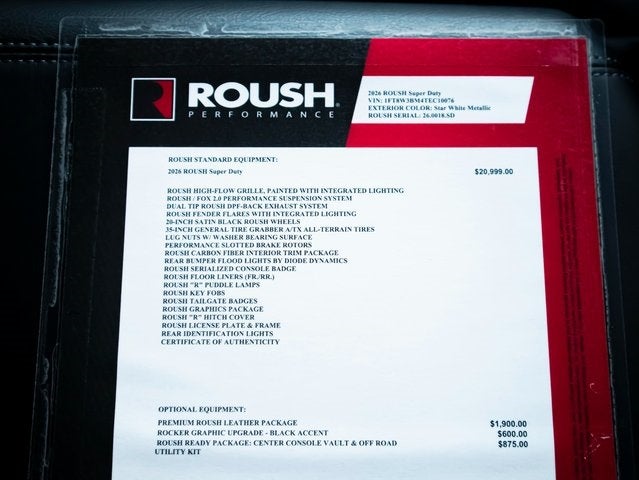 2026 Ford F-350 SD Lariat ROUSH OFF-ROAD PERFFORMANCE PKG