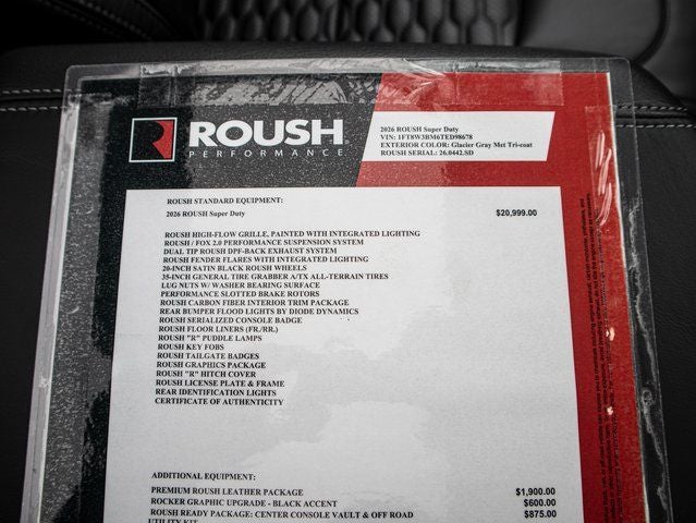 2026 Ford F-350 SD Lariat ROUSH OFF-ROAD PERFORMANCE PKG