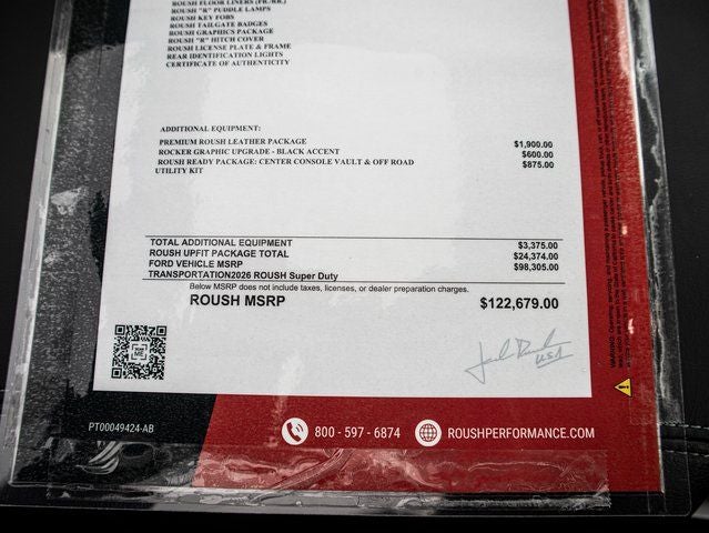 2026 Ford F-350 SD Lariat ROUSH OFF-ROAD PERFORMANCE PKG