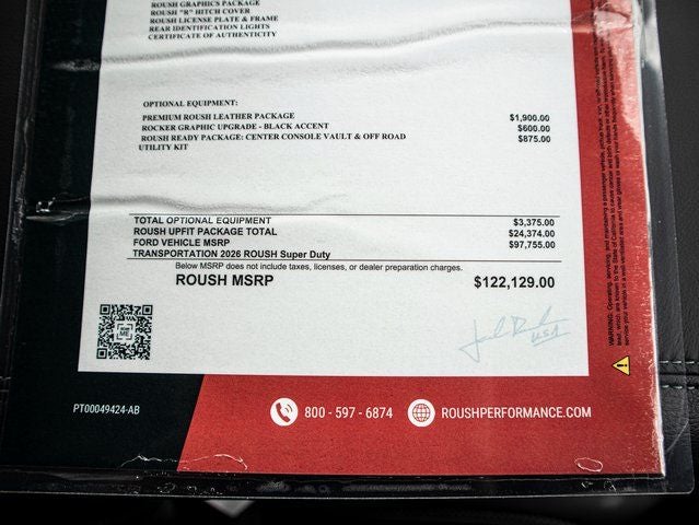 2026 Ford F-350 SD Lariat ROUSH OFF-ROAD PERFORMANCE PKG