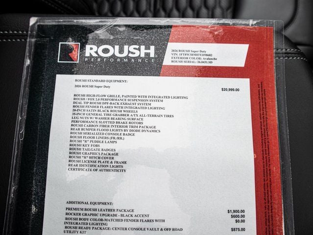 2026 Ford F-350 SD Lariat ROUSH OFF-ROAD PERFORMANCE PKG