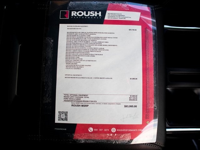 2024 Ford F-150 STX ROUSH OFF-ROAD PERFORMANCE PKG