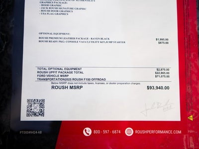 2025 Ford F-150 XLT ROUSH OFF-ROAD PERFORMANCE PKG