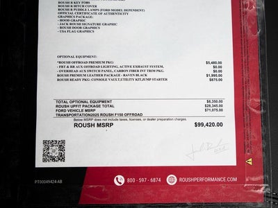 2025 Ford F-150 XLT ROUSH OFF-ROAD PERFORMANCE PKG