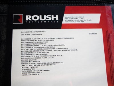 2025 Ford F-150 XLT ROUSH OFF-ROAD PERFORMANCE PKG