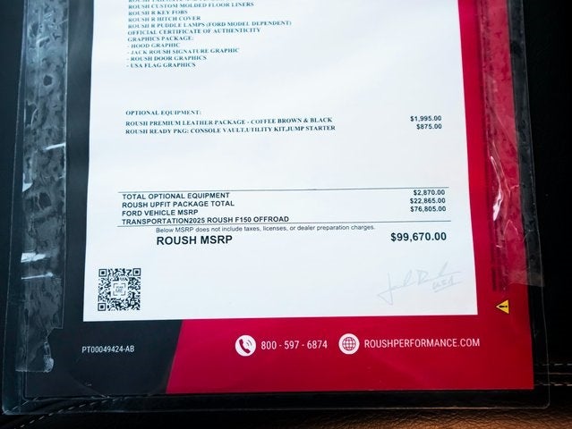 2025 Ford F-150 Lariat ROUSH OFF-ROAD PERFORMANCE PKG