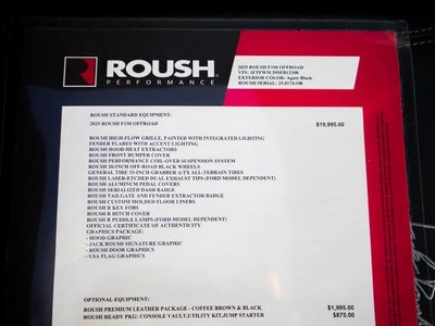 2025 Ford F-150 Lariat ROUSH OFF-ROAD PERFORMANCE PKG