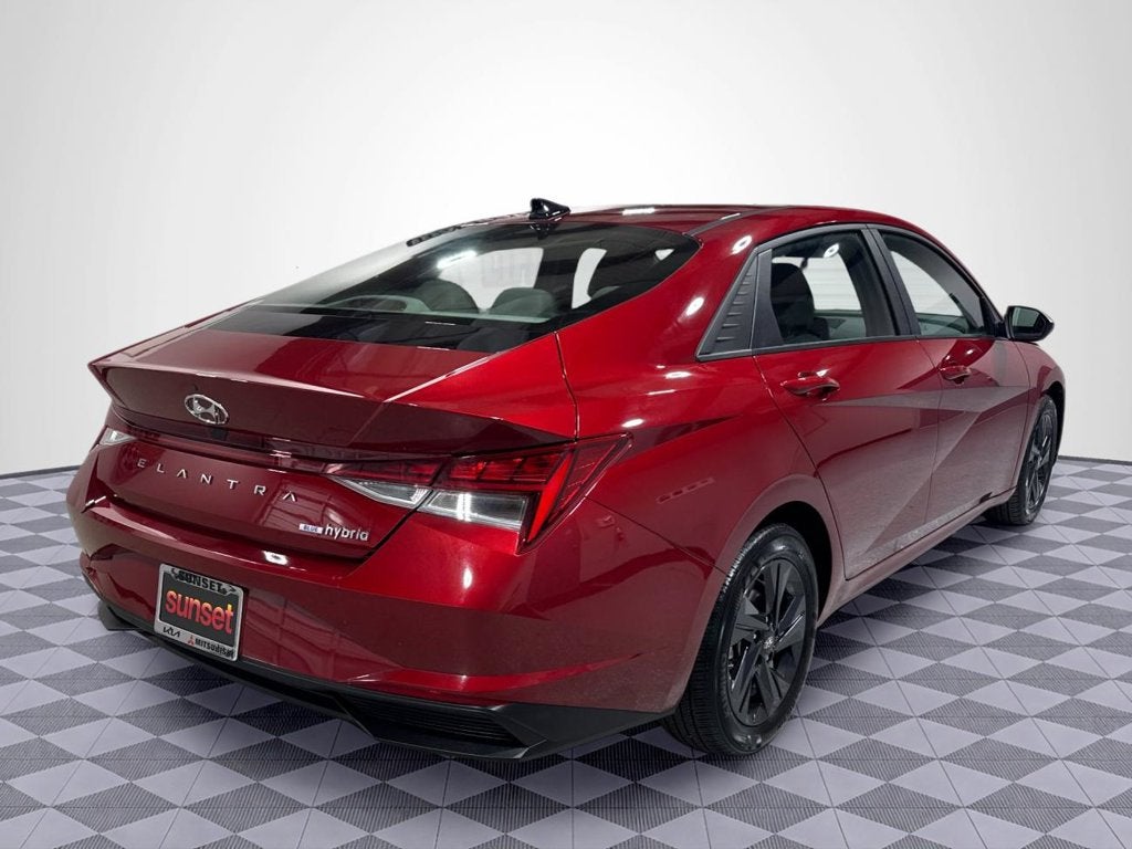 2023 Hyundai Elantra Hybrid Blue