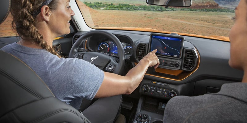 Ford Bronco Sport dashboard and interior controls