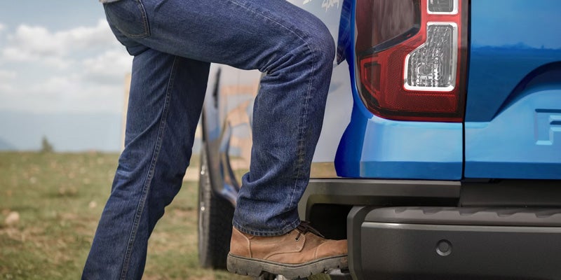 Side step near the truck bed on a 2026 Ford Ranger
